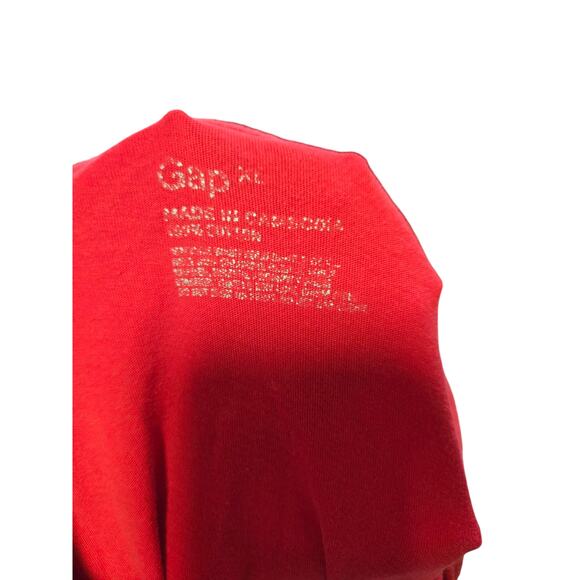 Gap red and white polo shirt, size xl - Picture 3 of 6